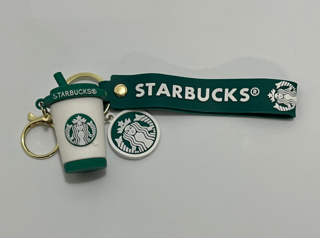 Starbucks White Cup Keychain