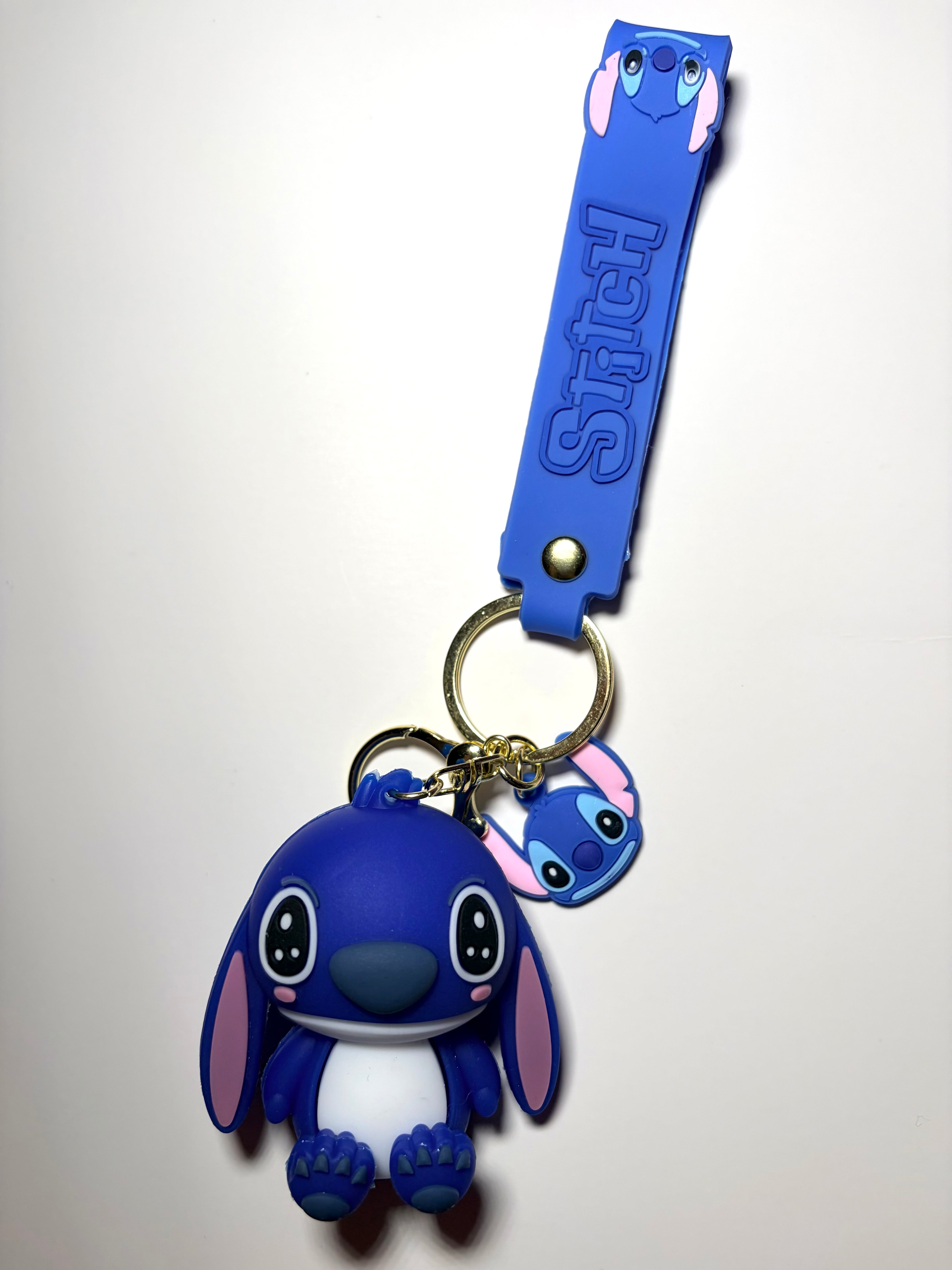 Cute Blue Stitch Keychain