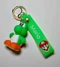 Yoshi Silicone Keychain with Green Wristband