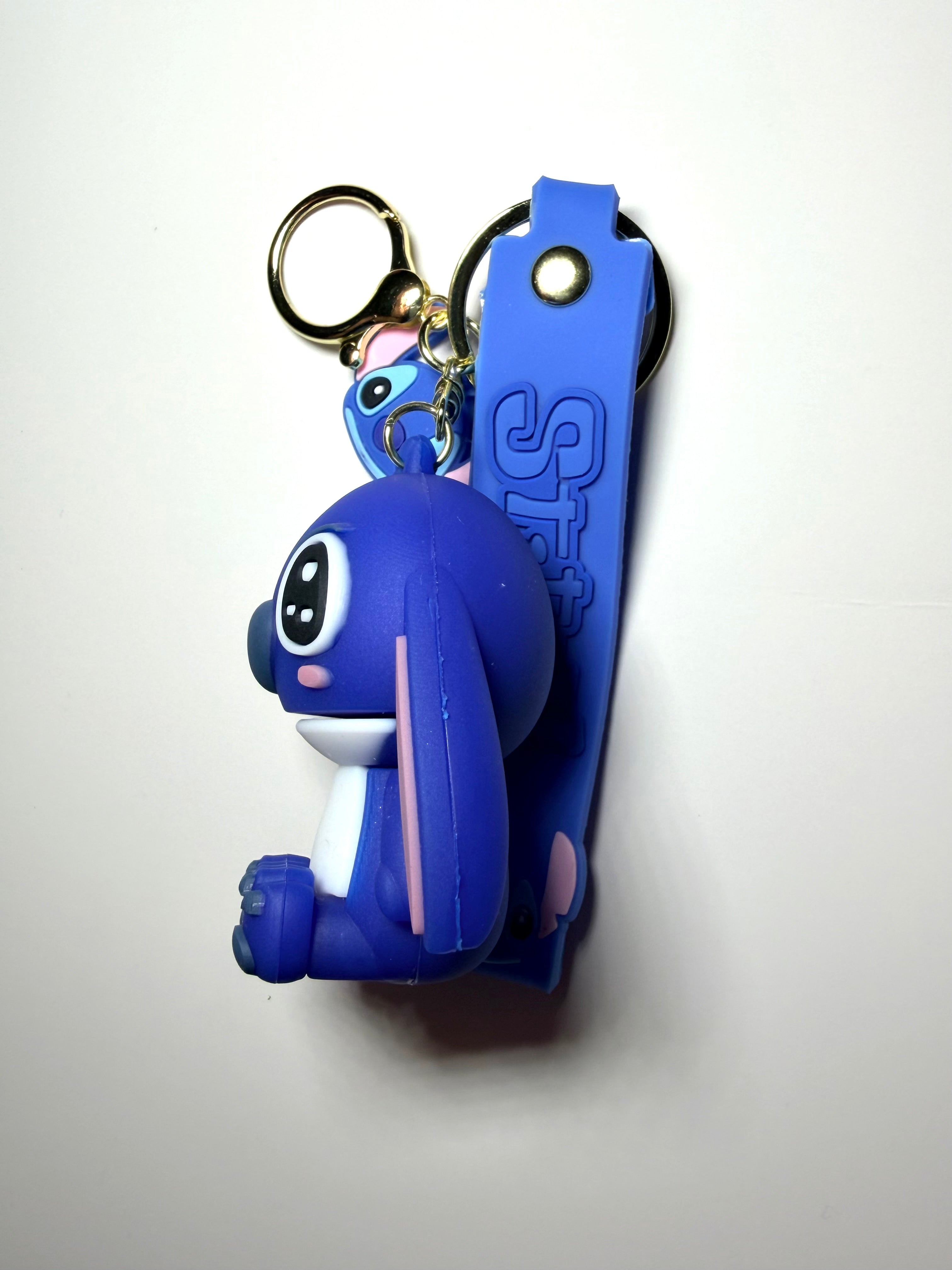 Cute Blue Stitch Keychain
