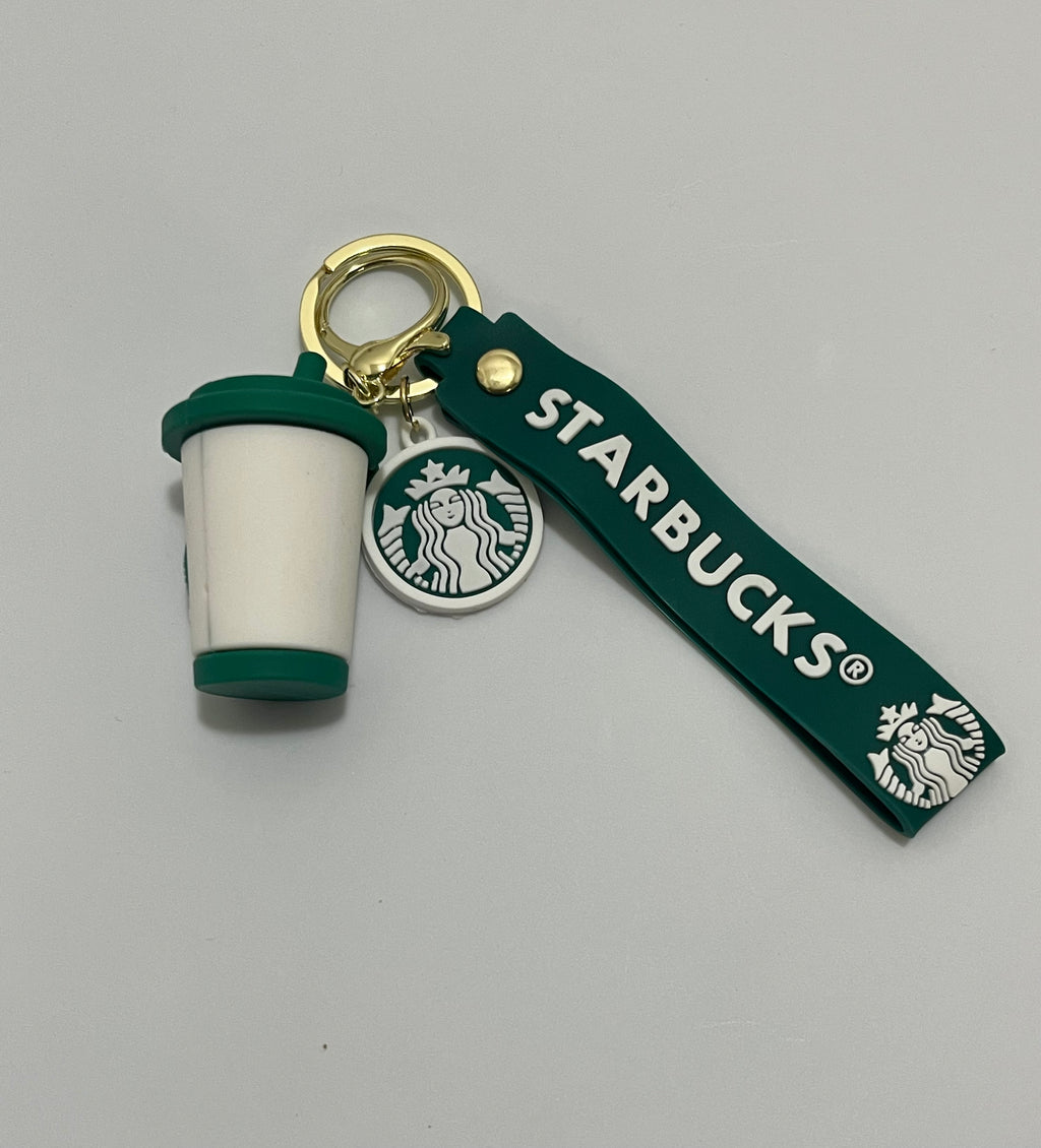 Starbucks White Cup Keychain
