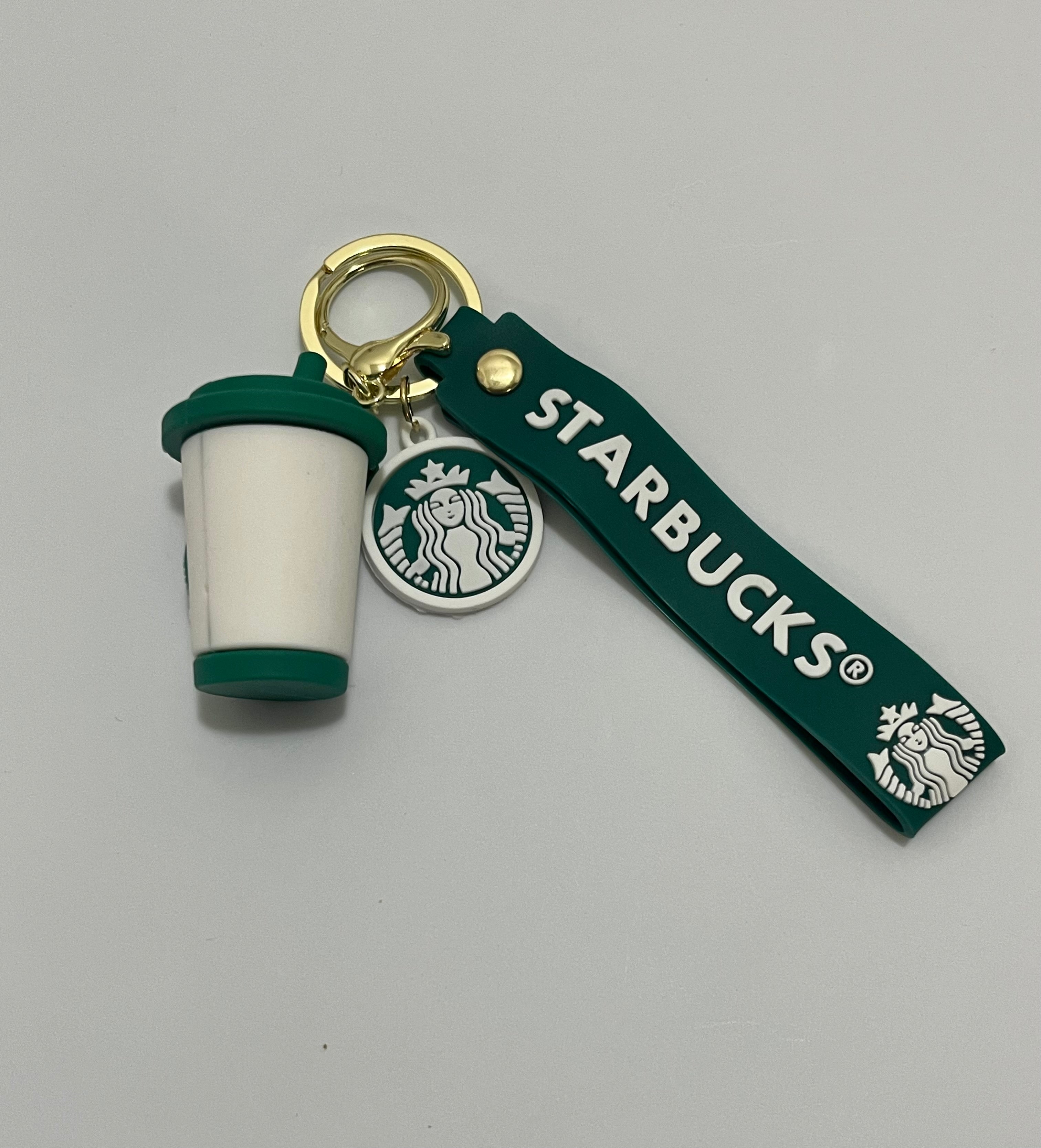 Starbucks White Cup Keychain