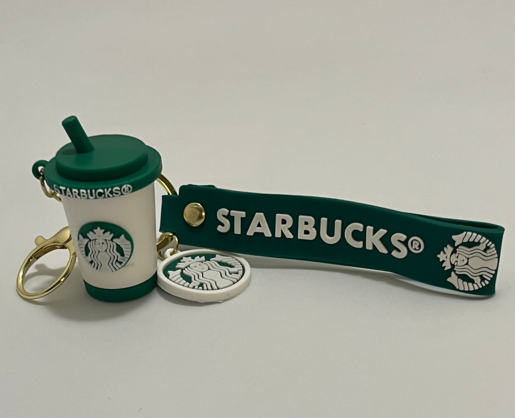 Starbucks White Cup Keychain