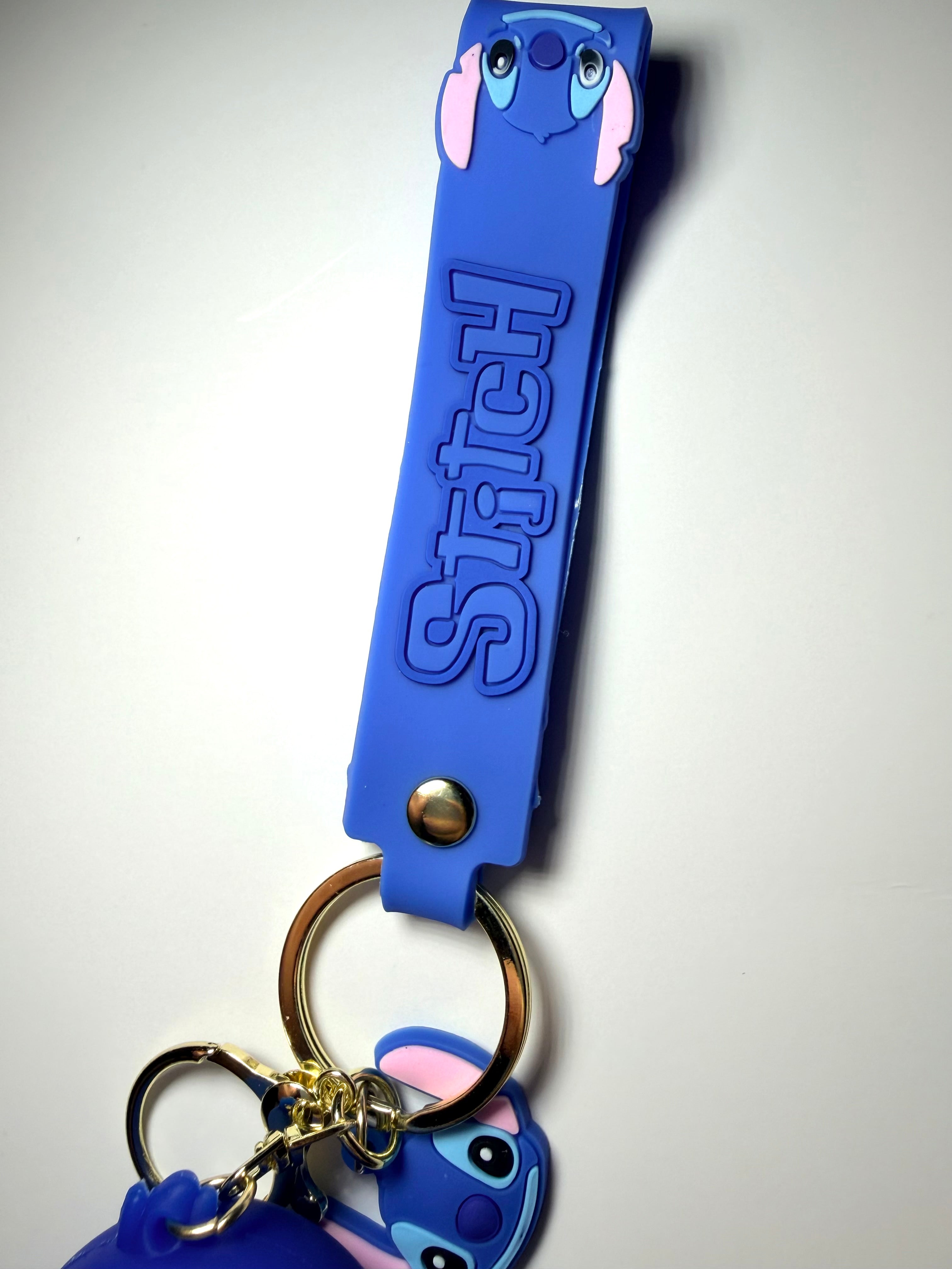 Cute Blue Stitch Keychain