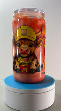 McDonald’s Cow Cateye Snowglobe Tumbler Cup (16oz)