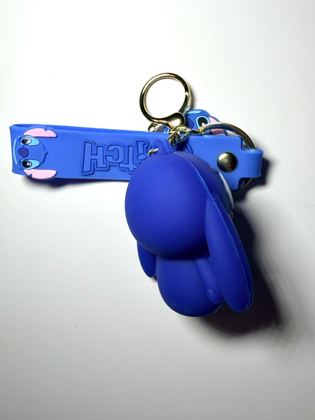 Cute Blue Stitch Keychain